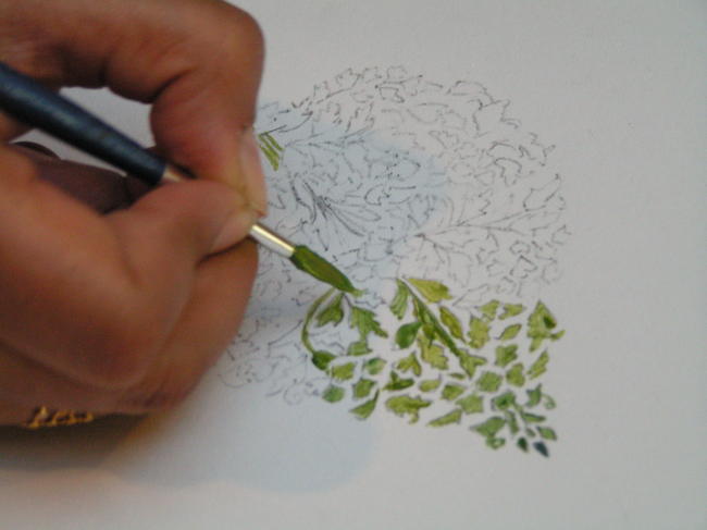 student at work - Victoria & Albert Museum London