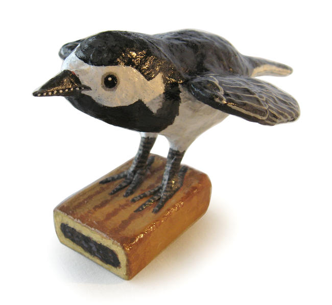 Wagtail on a Fig Roll