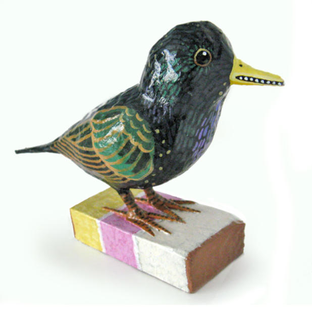 Starling on Angel Cake