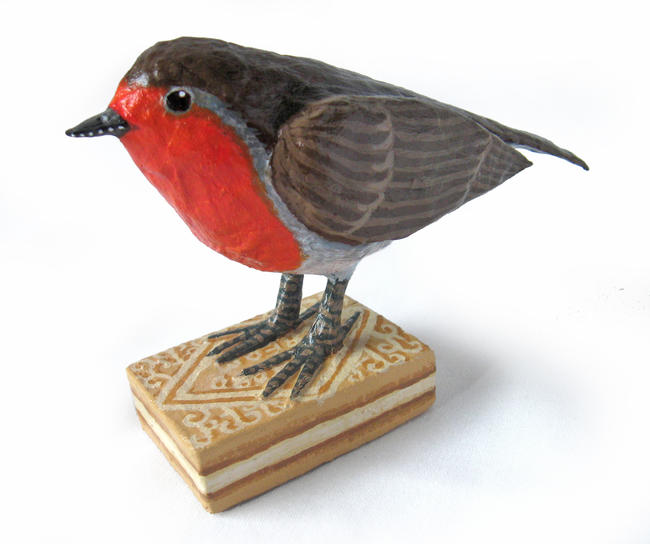 Robin on a Custard Cream