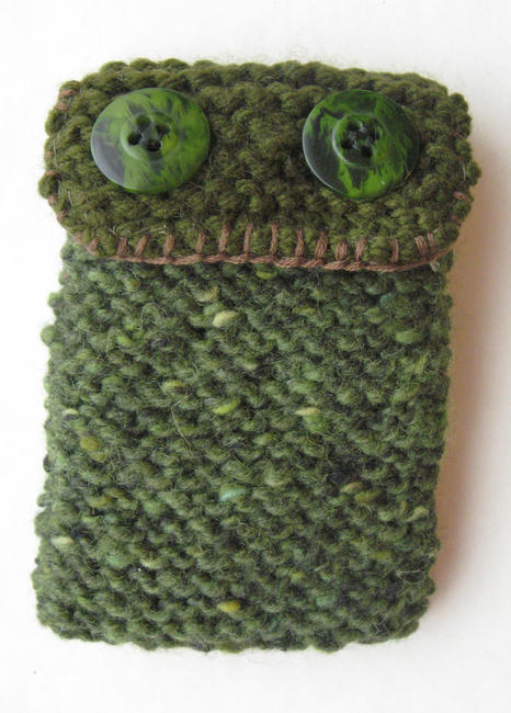 Knitted Green Mobile Phone Case