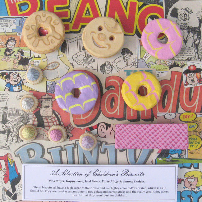 Framed 3D Children's Biscuit selection