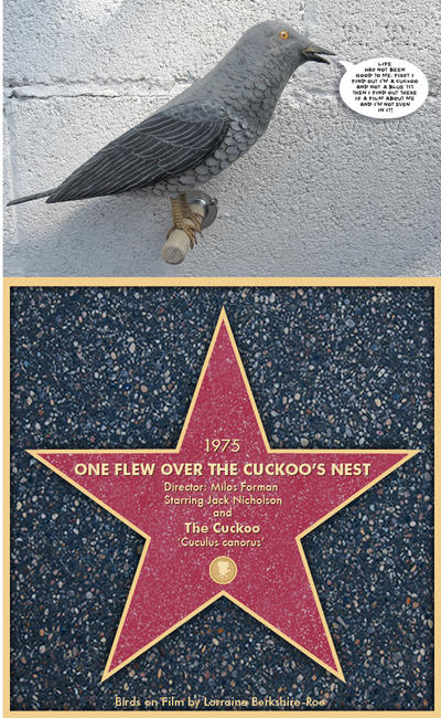 Cuckoo from 'One flew over the cuckoo's nest'.