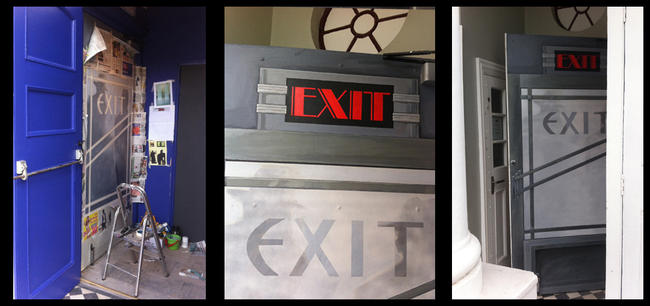 Door mural for the Ultimate Picture Palace cinema.