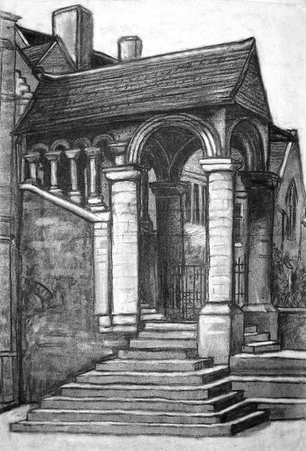 Covered Stairway
