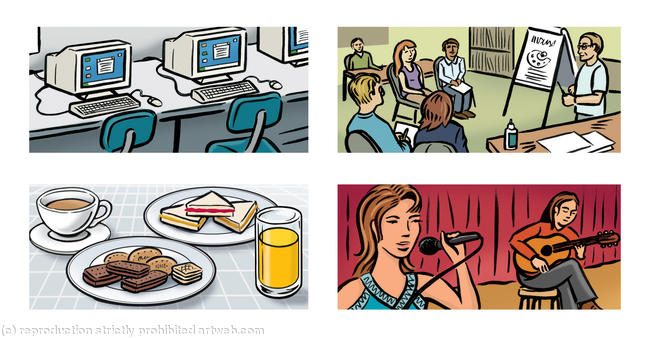 Illustrations for an educational publisher
