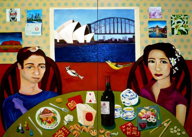 A Beautiful Day in Sydney (diptych)