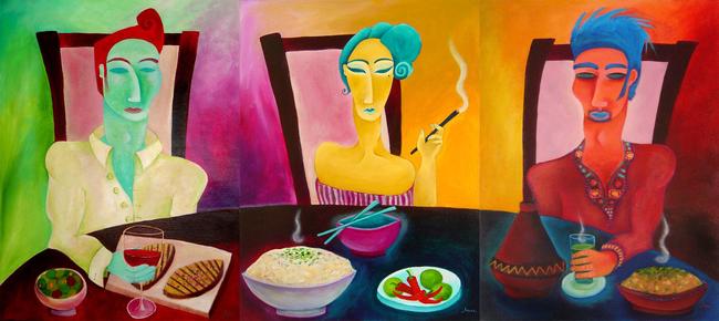 Fusion Food (triptych)
