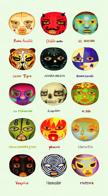 Lucha Libre Mascaras