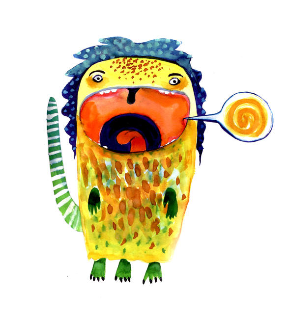 Monster-a-day art challenge: Dyes