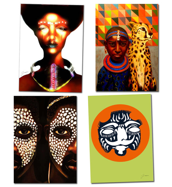 Africa Greetings Cards