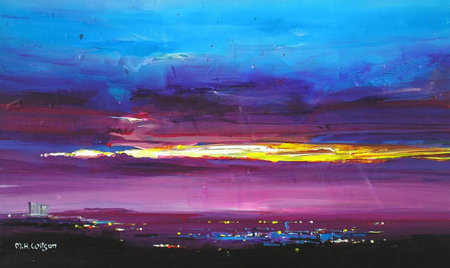 FIRST LIGHT CITY SUNRISE