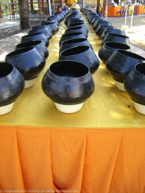 Alms bowls