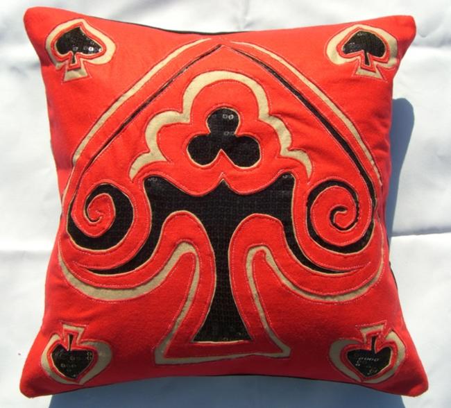 Ace of Spades cushion