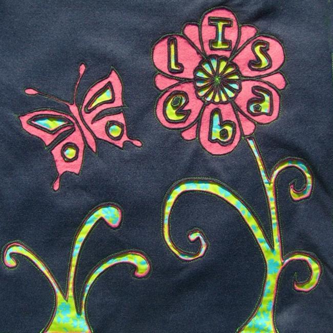 Flower and the butterfly