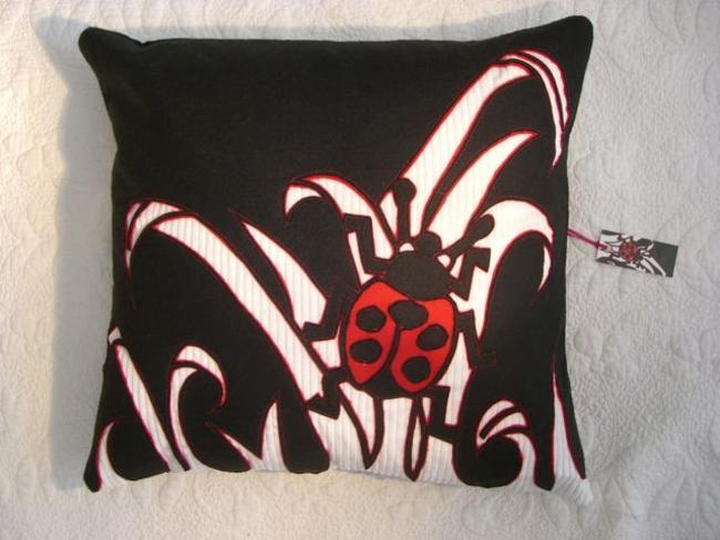 Ladybird cushion