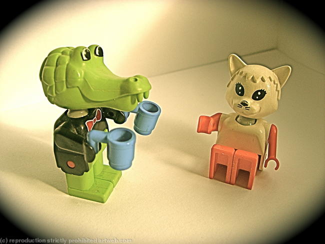 clive crocodile and cathy cat