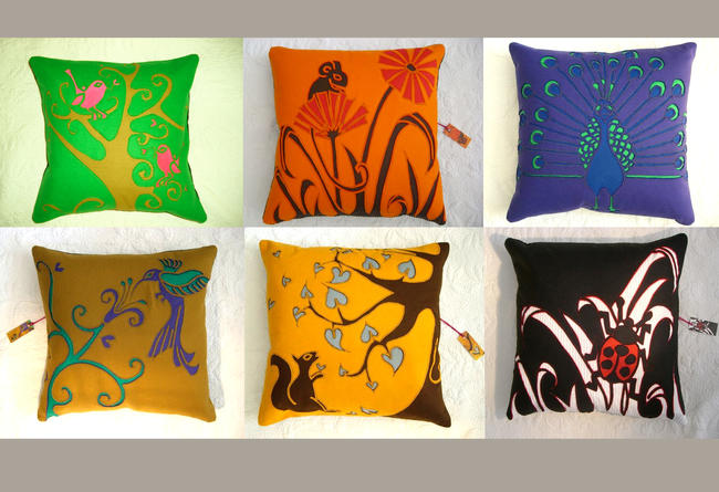 Felt- cut cushions