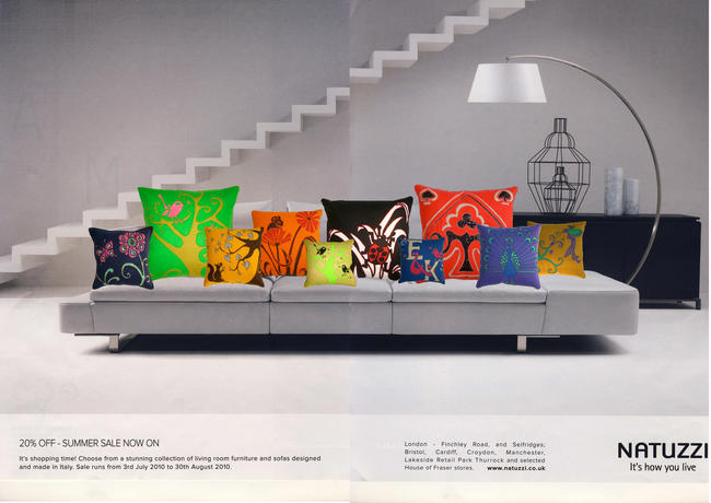 Felt- cut cushions