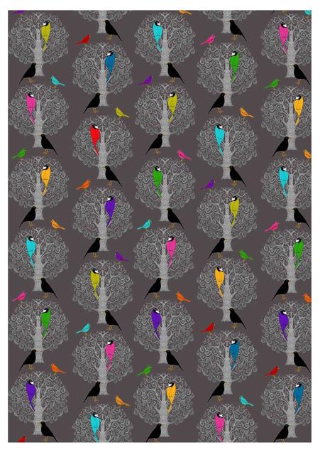 Three Bird Tree - Pattern