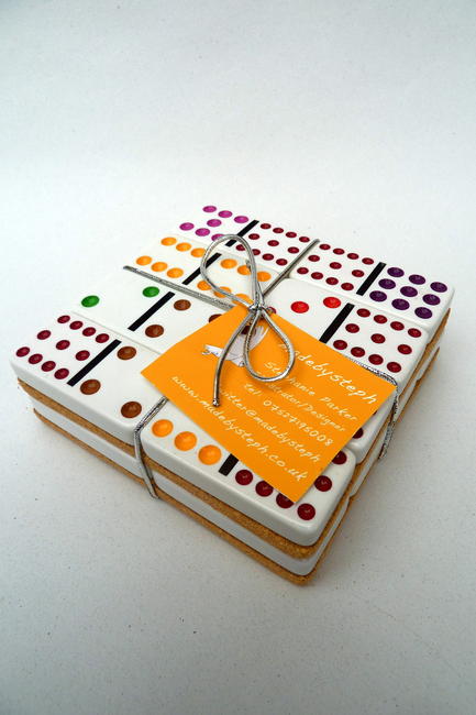 Domino Coasters x2