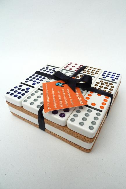 Domino Coasters x2