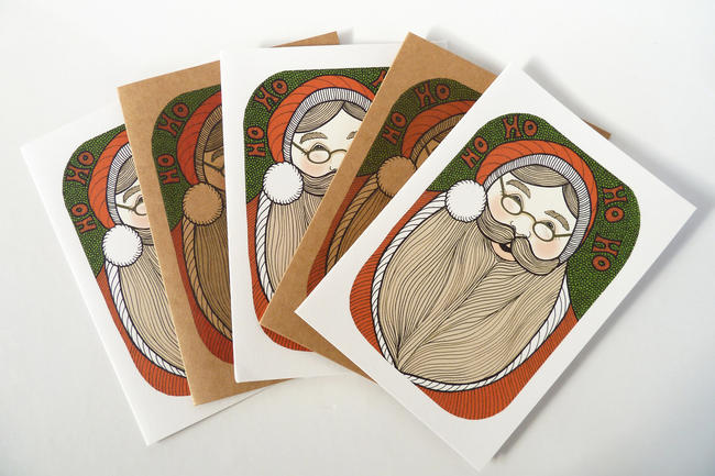 Christmas Card Pack x 5