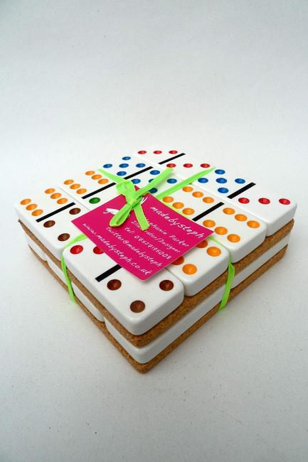 Domino Coasters x2