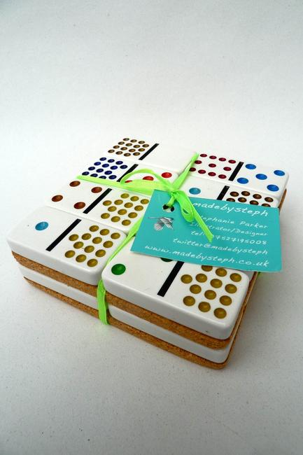 Domino Coasters x2