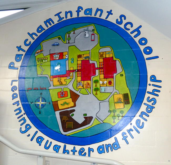Patcham School Plan Mural