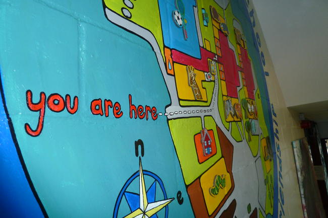 Patcham mural - close up