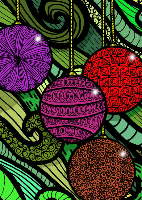 Christmas Baubles (p)