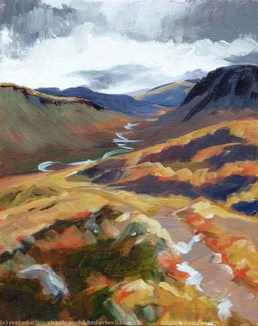 Road to Strath Ossian Corrar Estate