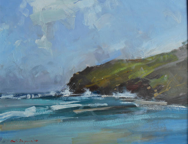 1307 From Cape Cornwall, looking northwards 11x14