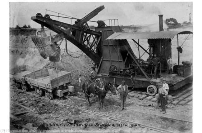 building the railway to Brackley in the 1890s