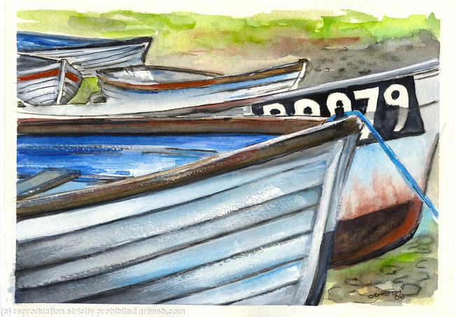 Boats.