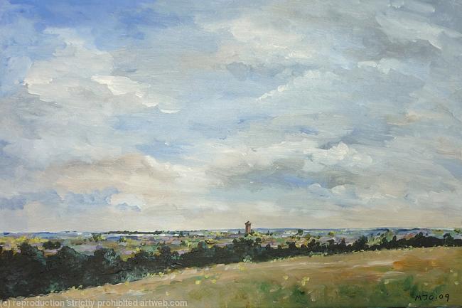 Bedworth,view from old pit bank