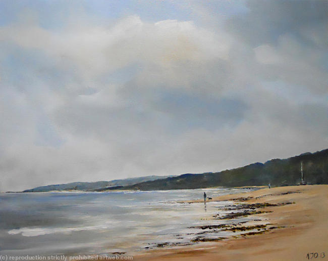 Charmouth with man