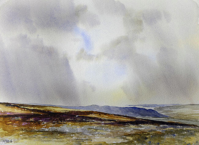 Rain over Exmoor