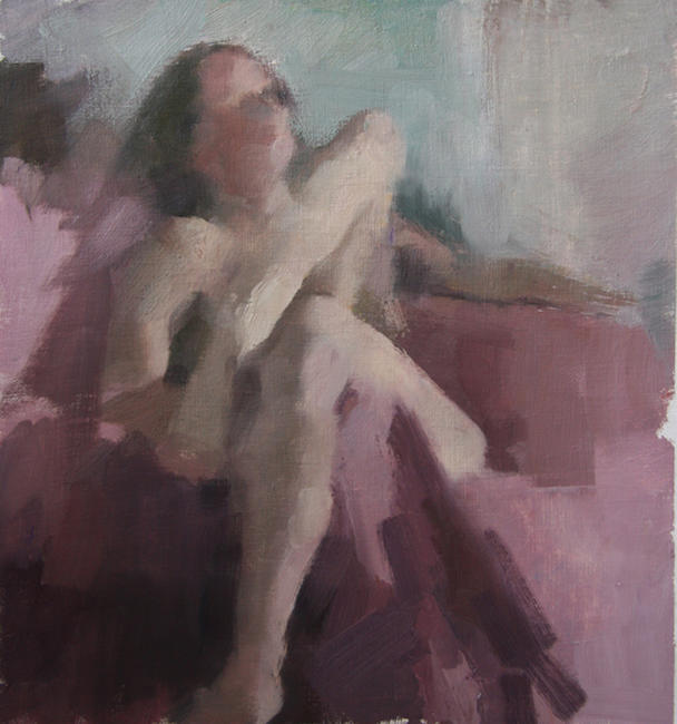 Figure in a Pink Chair