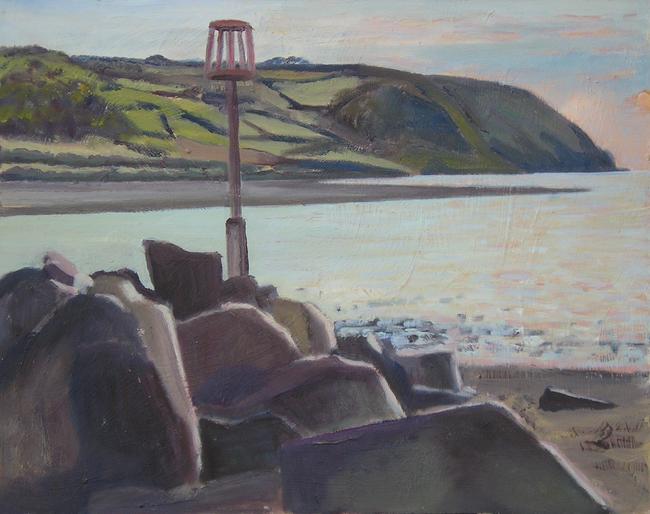 Rocks towards Poppit sands