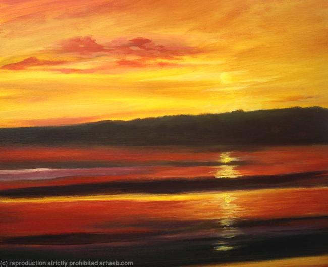 Morcombe Beach Sunset
