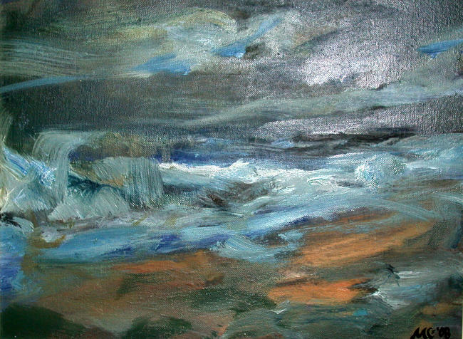 Storm beach, Cornwall