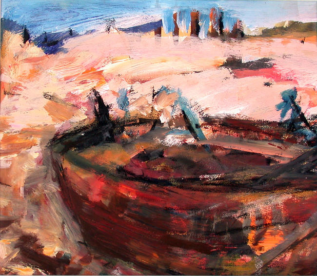 Boat, low tide