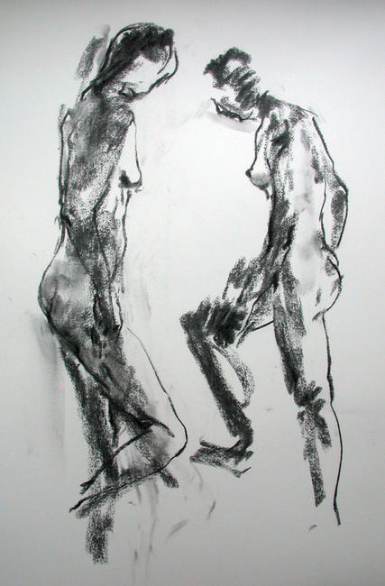 Standing female nude 2