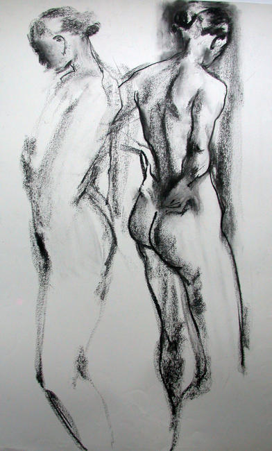 Standing female nude 6
