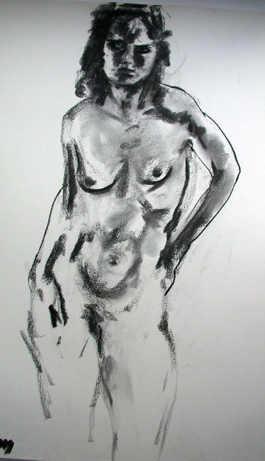 Standing female nude 7
