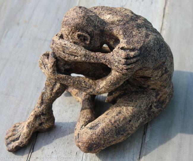 grieving male