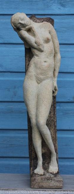 standing female nude after Rodin