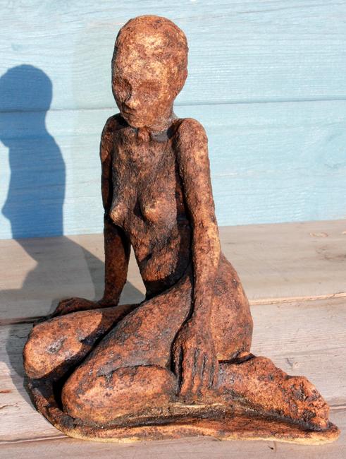 seated girl